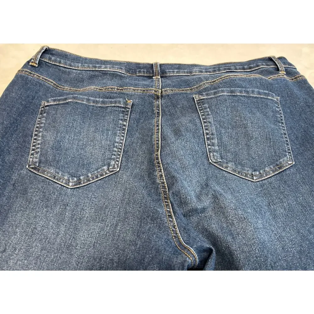 Gloria Vanderbilt Women's Jeans Size 20W Blue Amanda Bootcut Plus Size Denim - Picture 7 of 7